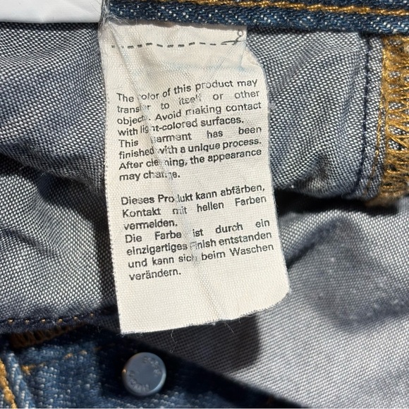 BOSS ORANGE Men's Dark Blue BUTTON FLY Jeans Size 32/30 - Picture 12 of 12